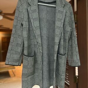 J.Crew Black and White Knit Sweater